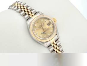 Thumbnail von Rolex Lady-Datejust Edelstahl Gelbgold 750 Diamanten Automatik Gold Stahl Damen