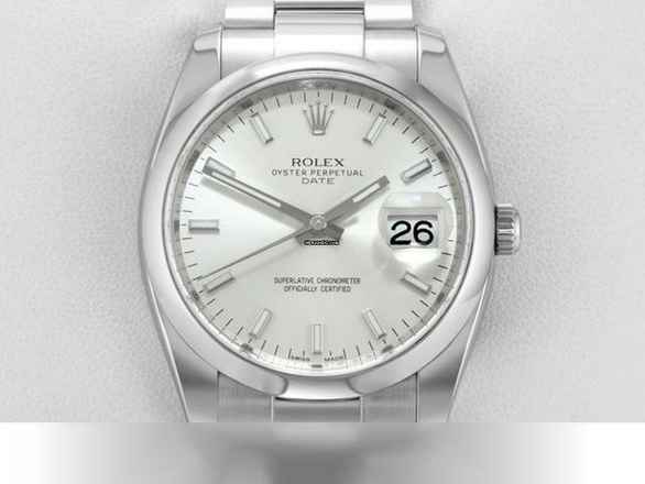  Rolex Oyster Perpetual Date 34mm Edelstahl 115200 2011 Damen Herren Stahl Stainless Steel Oyster-band Chronometer 