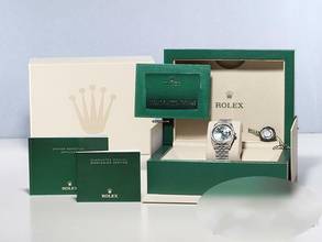 Thumbnail von Rolex Datejust 36 36mm 126284 Rbr 2022 Stahl Weissgold 750 Diamanten Gold Stainless Steel Jubilé-band Chronometer Oyster Green Dial