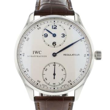  IWC Portugieser Regulateur White Dial 
