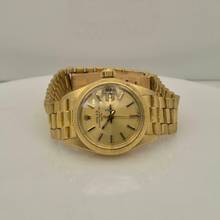 Thumbnail von Rolex Lady-Datejust Presidente Bark Finish Full Gold 26mm Automático Completo