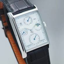 Thumbnail von IWC Novecento Perpetual Calendar 3545 Platinum 950 Box+papers RARE Full Set