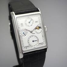 Thumbnail von IWC Novecento Perpetual Calendar 3545 Platinum 950 Box+papers RARE Full Set