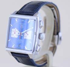 Thumbnail von TAG Heuer Monaco Calibre 12 Chronograph Steve McQueen Automatic Saphir blue Calibre 12 Top B+P