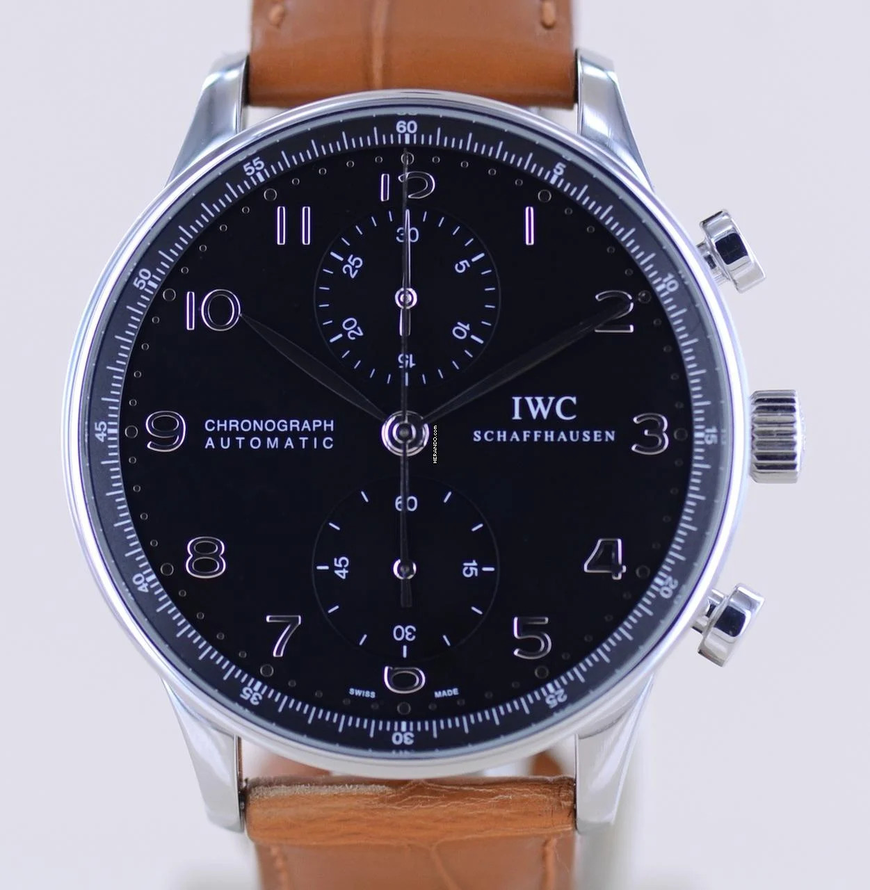 IWC Portugieser Chronograph Automatik 41mm black Dial Klassiker Dresswatch