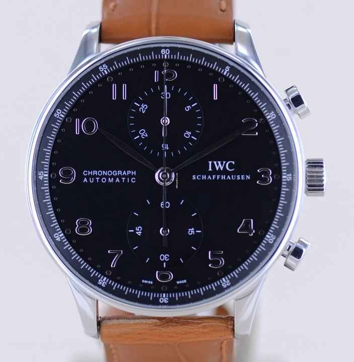  IWC Portugieser Chronograph Automatik 41mm black Dial Klassiker Dresswatch 