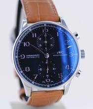 Thumbnail von IWC Portugieser Chronograph Automatik 41mm black Dial Klassiker Dresswatch