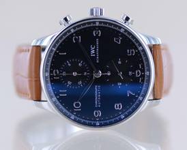 Thumbnail von IWC Portugieser Chronograph Automatik 41mm black Dial Klassiker Dresswatch