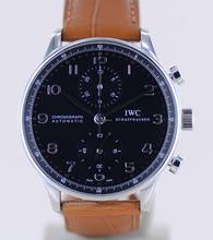 Thumbnail von IWC Portugieser Chronograph Automatik 41mm black Dial Klassiker Dresswatch