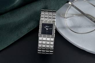Thumbnail von Chopard Ice Cube Black Dial Edelstahl Quarz Damenuhr Ref. 11/8898