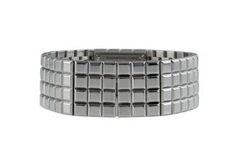 Thumbnail von Chopard Ice Cube Black Dial Edelstahl Quarz Damenuhr Ref. 11/8898