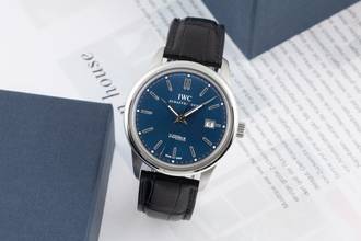 Thumbnail von IWC Ingenieur Automatic Laureus Blue Dial Stahl Automatik Herrenuhr Ref. IW323310 Limited
