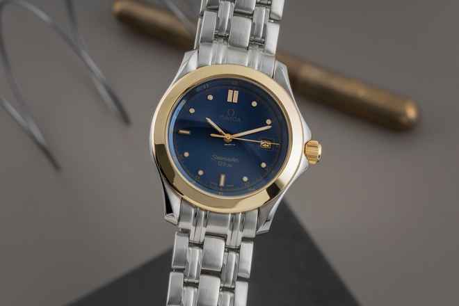  Omega Seamaster Aqua Terra Chronometer Stahl / Gold Quarz Herrenuhr Ref. 2311.80.00 