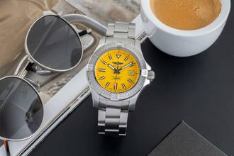 Thumbnail von Breitling Avenger Seawolf Yellow Stahl Automatik Herrenuhr Ref A17319101I1A1 B&P