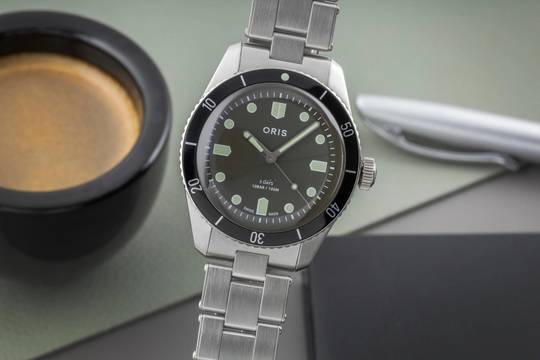  Oris Divers x Hodinkee Divers Stahl Automatik Herrenuhr 01 400 7774 4087 