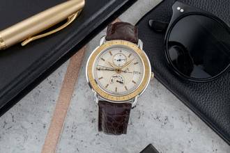 Thumbnail von Maurice Lacroix Masterpiece Calendar Stahl / Gold Automatik Herrenuhr Ref. 51670