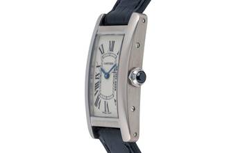 Thumbnail von Cartier Tank Américaine 18k (0,750) Weissgold Quarz Damenuhr Ref. W2601956 2489