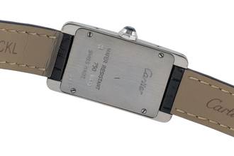 Thumbnail von Cartier Tank Américaine 18k (0,750) Weissgold Quarz Damenuhr Ref. W2601956 2489