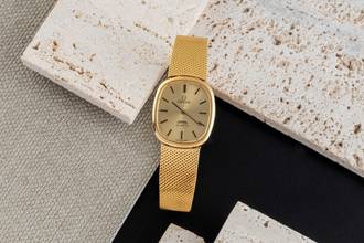 Thumbnail von Omega De Ville Ellipse Stahl / vergoldet Damenuhr Ref. 591.058 791.034 Klassiker