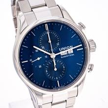 Thumbnail von Union Glashütte Viro Chronograph 41 Blue – D011.414.11.041.00 – like NEW – 2020 Full Set
