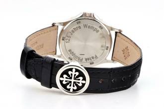 Thumbnail von Patek Philippe Annual Calendar Wempe Edition In Platinum - Limited Edition - With Box And Papers - 5125P-001 2003