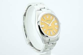 Thumbnail von Rolex Oyster Perpetual 41 Yellow Dial - With Box And Papers - 124300 2021