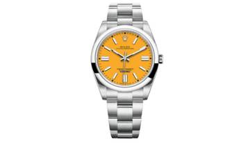 Thumbnail von Rolex Oyster Perpetual 41 Yellow Dial - With Box And Papers - 124300 2021