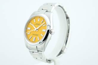 Thumbnail von Rolex Oyster Perpetual 41 Yellow Dial - With Box And Papers - 124300 2021