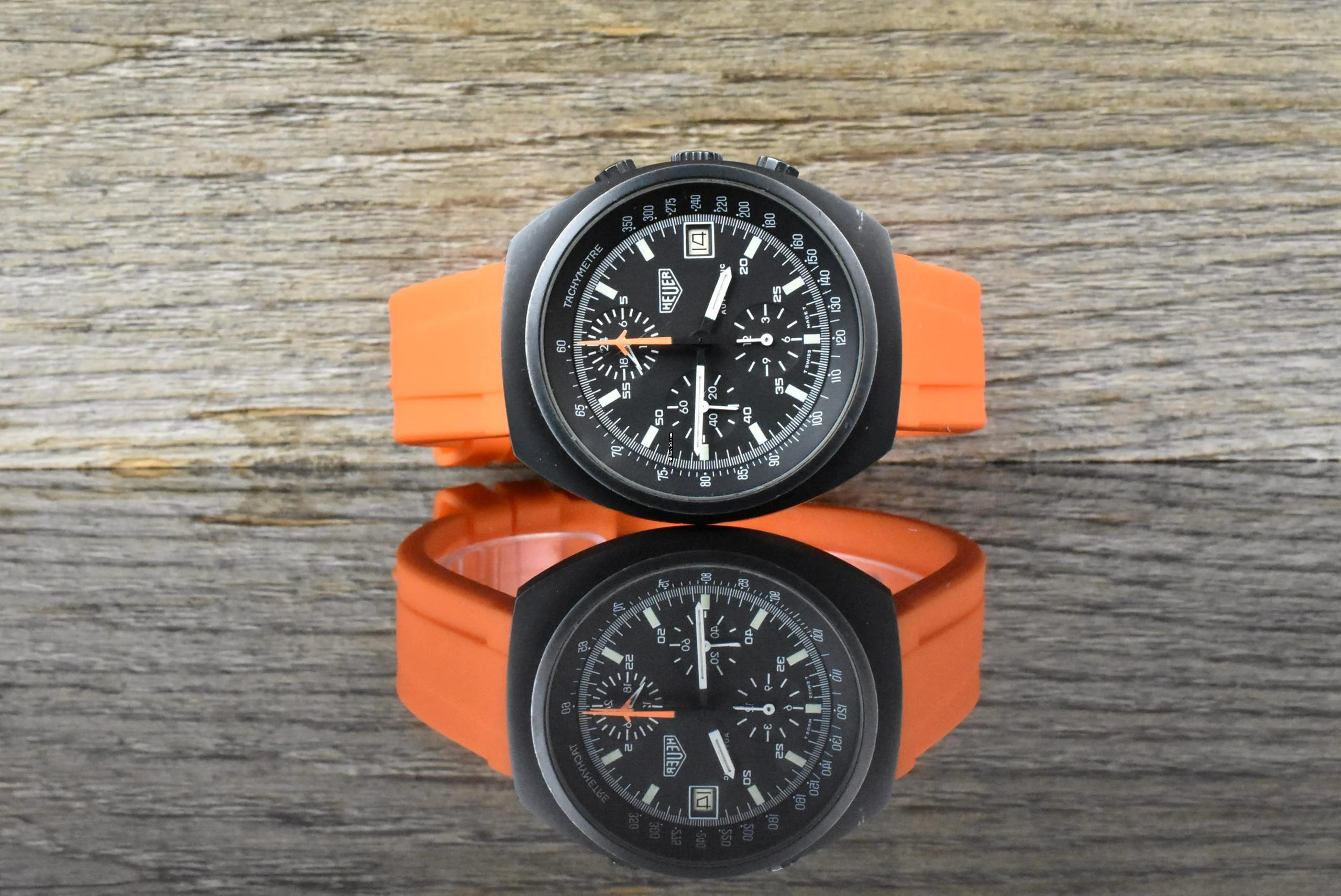 Heuer Lemania Chronograph unpoliert - nice Vintage - Automatik