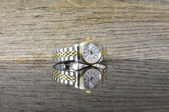  Tudor Prince Oysterdate Princess Oysterdate 92413 Stahl / Gold Automatik - Weißes Diamant Ziffernblatt 