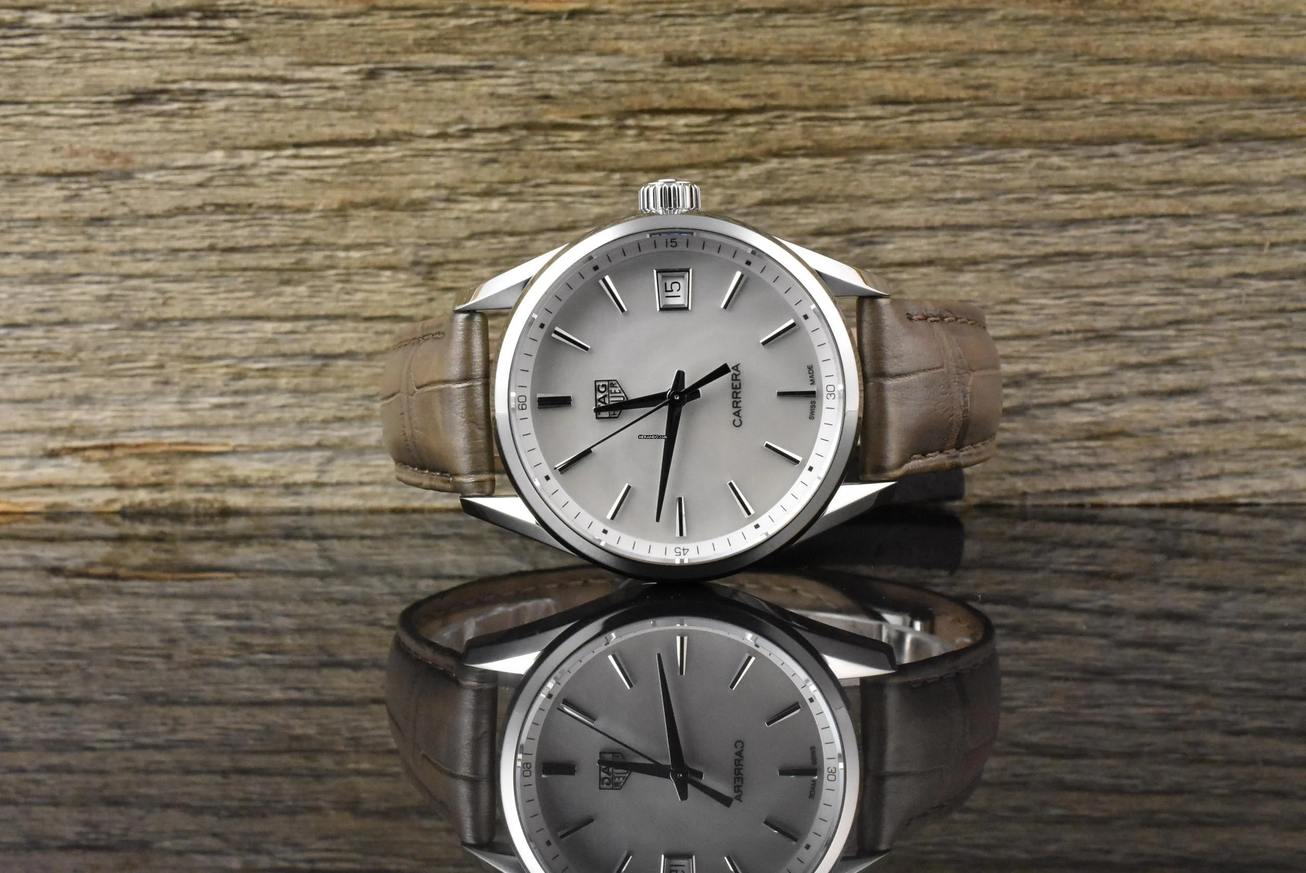 TAG Heuer Carrera Lady Quarz 36mm Perlmutt / MOP Dial - Stahl - 2021