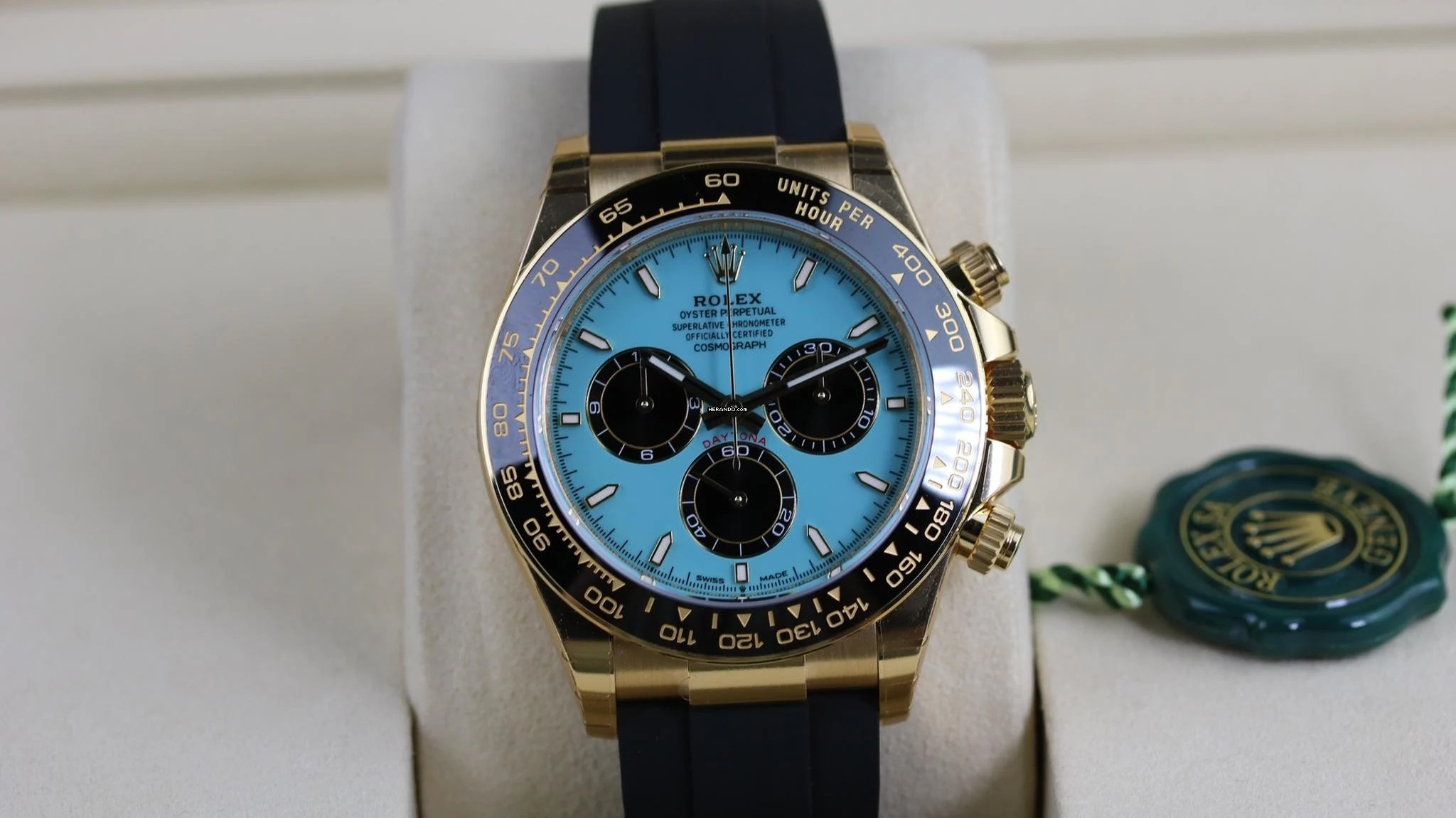 Rolex Daytona Yellowgold - Tiffany - New - Fullset - 2025