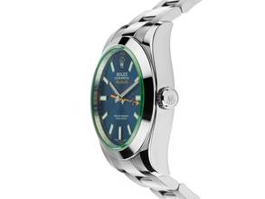 Thumbnail von Rolex Milgauss Elektroblau Ref.116400GV 2016 Full Set wie Neu Vintage