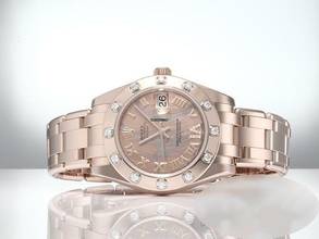 Thumbnail von Rolex Lady-Datejust Pearlmaster 34 81315 2016 Lc100 Roségold 750 Perlmutt Diamanten Automatik