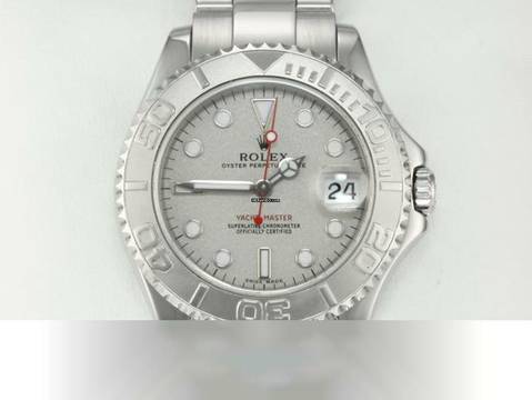  Rolex Yacht-Master Medium 35mm 168622 Stahl Platin 2003 Automatik Damen Stainless Steel Oyster-band Chronometer 