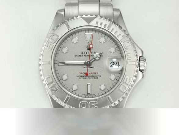  Rolex Yacht-Master Medium 35mm 168622 Stahl Platin 2003 Automatik Damen Stainless Steel Oyster-band Chronometer 
