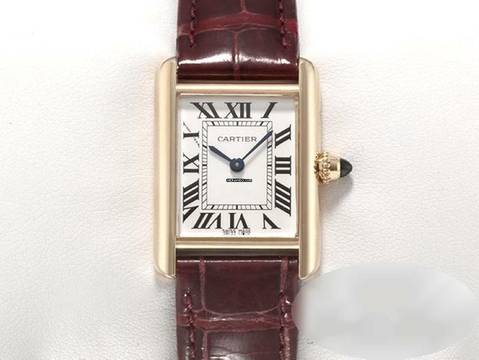  Cartier Tank Louis Cartier Kleines Modell Gelbgold 750 2018 W1529856 18kt Yellow Gold Damen 