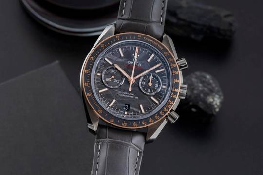  Omega Speedmaster Grey Side of the Moon Meteorite Ref.311.63.44.51.99.001 B&P 