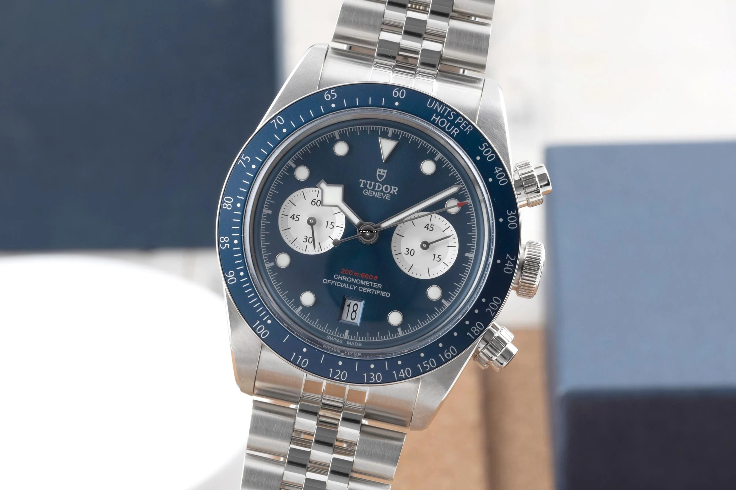 Tudor Black Bay Chrono Chronograph Stahl Automatik Ref. 79360B-0002 B&P 2025