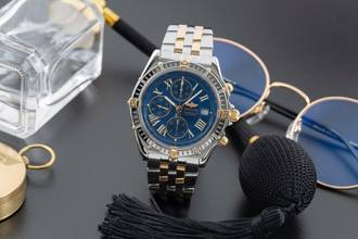 Thumbnail von Breitling Crosswind Chronograph Stahl / Gold Automatik Herrenuhr Ref. B13355