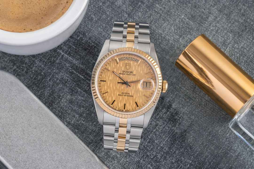  Tudor Prince Date Day Oyster Prince Date Day Stahl Gold Automatik Herren Ref. 76213 Papiere 2016 