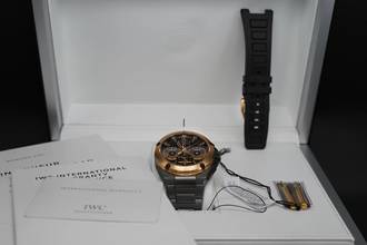 Thumbnail von IWC Ingenieur Perpetual Calendar Digital Date-Month UNWORN - ORIGINAL RUBBER STRAP + TITAN STRAP - LIMITED ED.