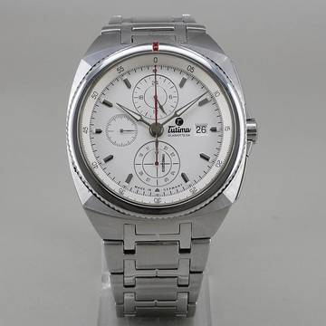  Tutima Saxon One Chronograph Automatik Ø 43 mm Chronograph Edelstahl Full Set Top Zustand 