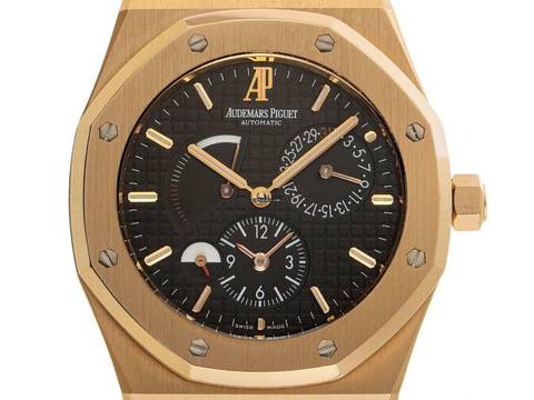  Audemars Piguet Royal Oak Dual Time Ref.26120OR.OO.D002CR.01 2006 Full Set wie Neu Vintage 