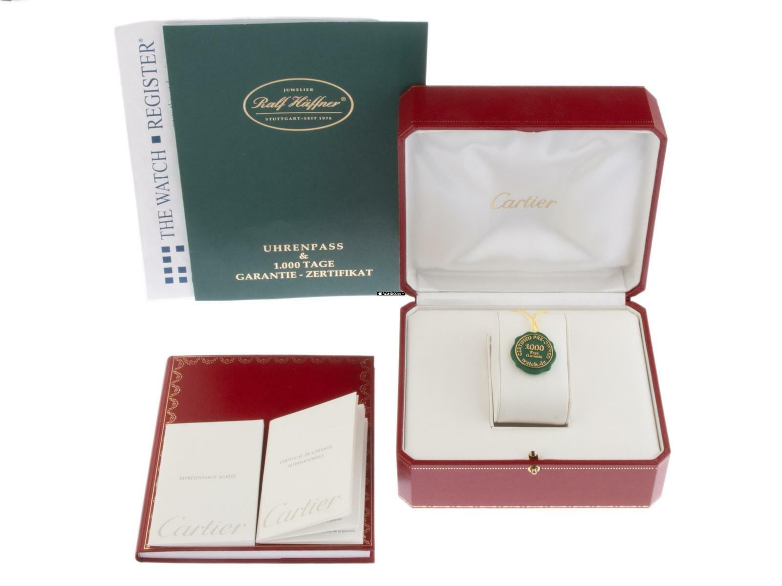 Cartier Tank Française Two Tone GM großes Modell Ref.2302 2000 Full Set wie Neu Vintage