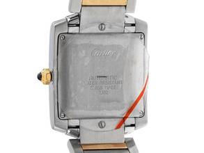 Thumbnail von Cartier Tank Française Two Tone GM großes Modell Ref.2302 2000 Full Set wie Neu Vintage