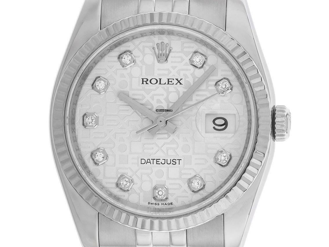 Rolex Datejust 36 Jubilee Ref.116234 2008 Full Set wie Neu Vintage