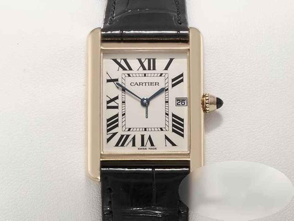  Cartier Tank Louis Cartier Großes Modell Gelbgold 750 2012 W1529756 Gold Damen Herren 18kt Yellow Gold 