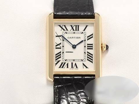 Cartier Tank Solo Großes Modell Edelstahl Gelbgold 750 W1018855 2024 Stahl Gold 