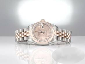 Thumbnail von Rolex Lady-Datejust 26mm 179171 Stahl Roségold 750 Goldust Diamanten Automatik Stainless Steel 18kt Rose Gold Jubilé-band Chronometer Oyster